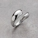 Кольцо Капля серебро