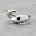 Кольцо Капля серебро