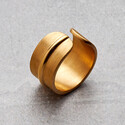 Кольцо разъемное серебро с позолотой