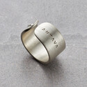 Кольцо разъемное серебро