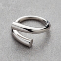 Кольцо Спираль серебро