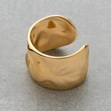 Минималистичное кольцо с позолотой