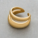 Разъемное кольцо с позолотой