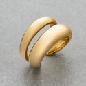 Разъемное кольцо с позолотой