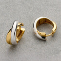 Серьги Кольца с позолотой