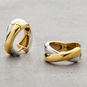 Серьги Кольца с позолотой