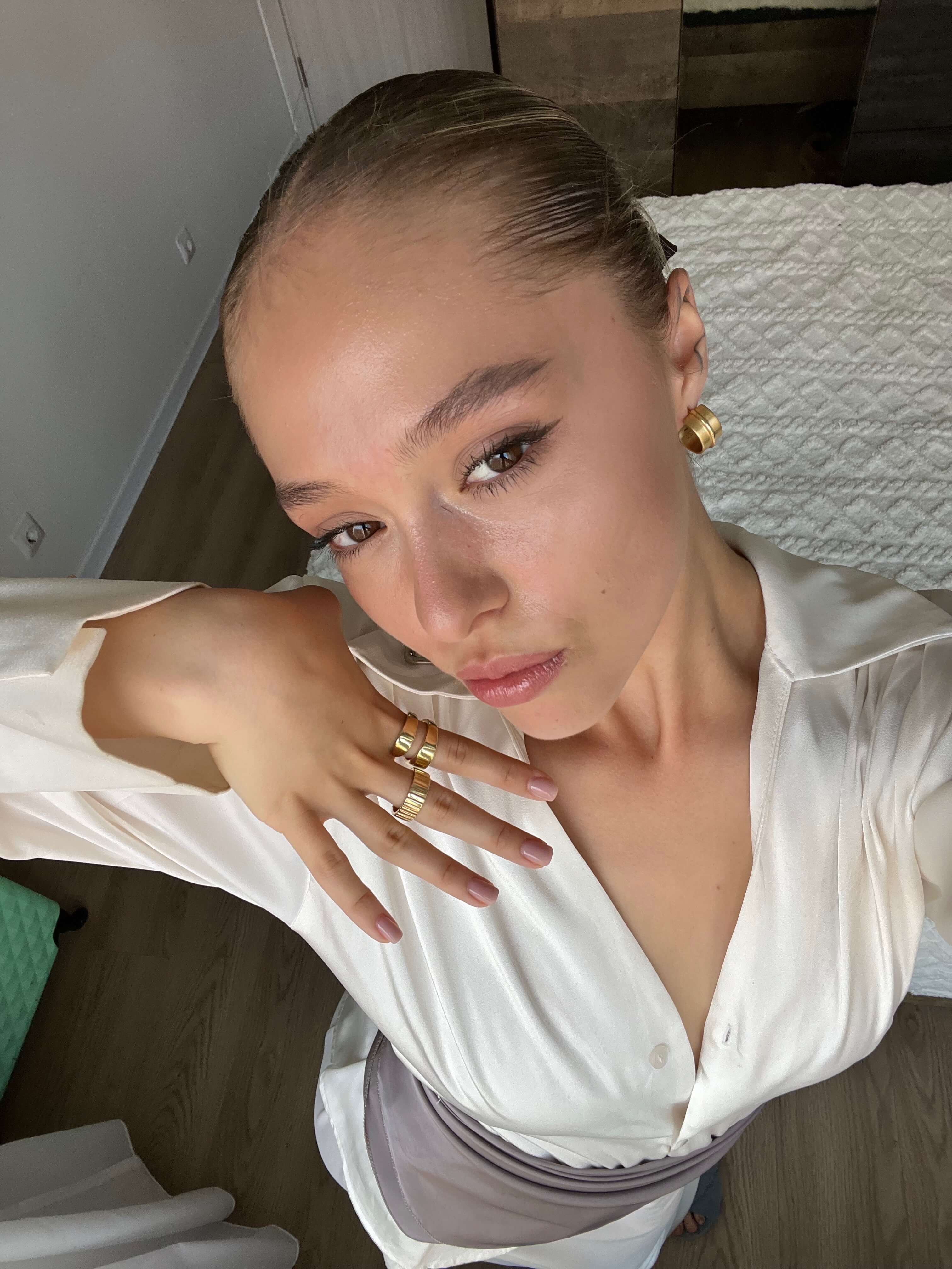 Кольца с позолотой